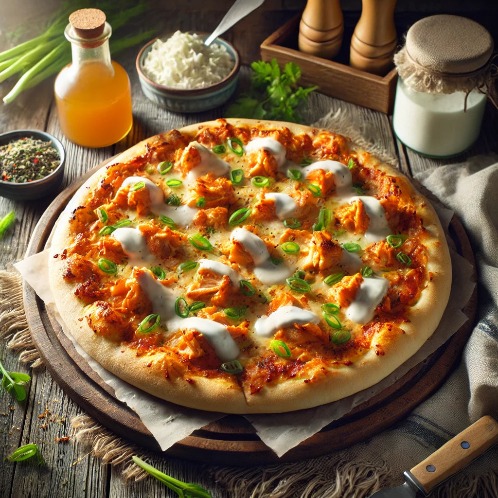 Buffalo Roasted Chicken Pizza