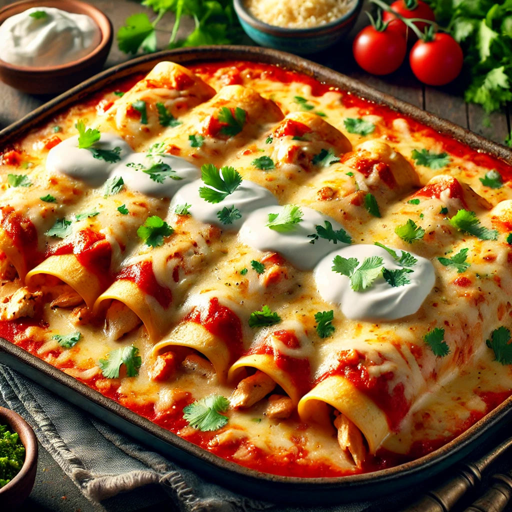 Roasted Chicken Enchiladas