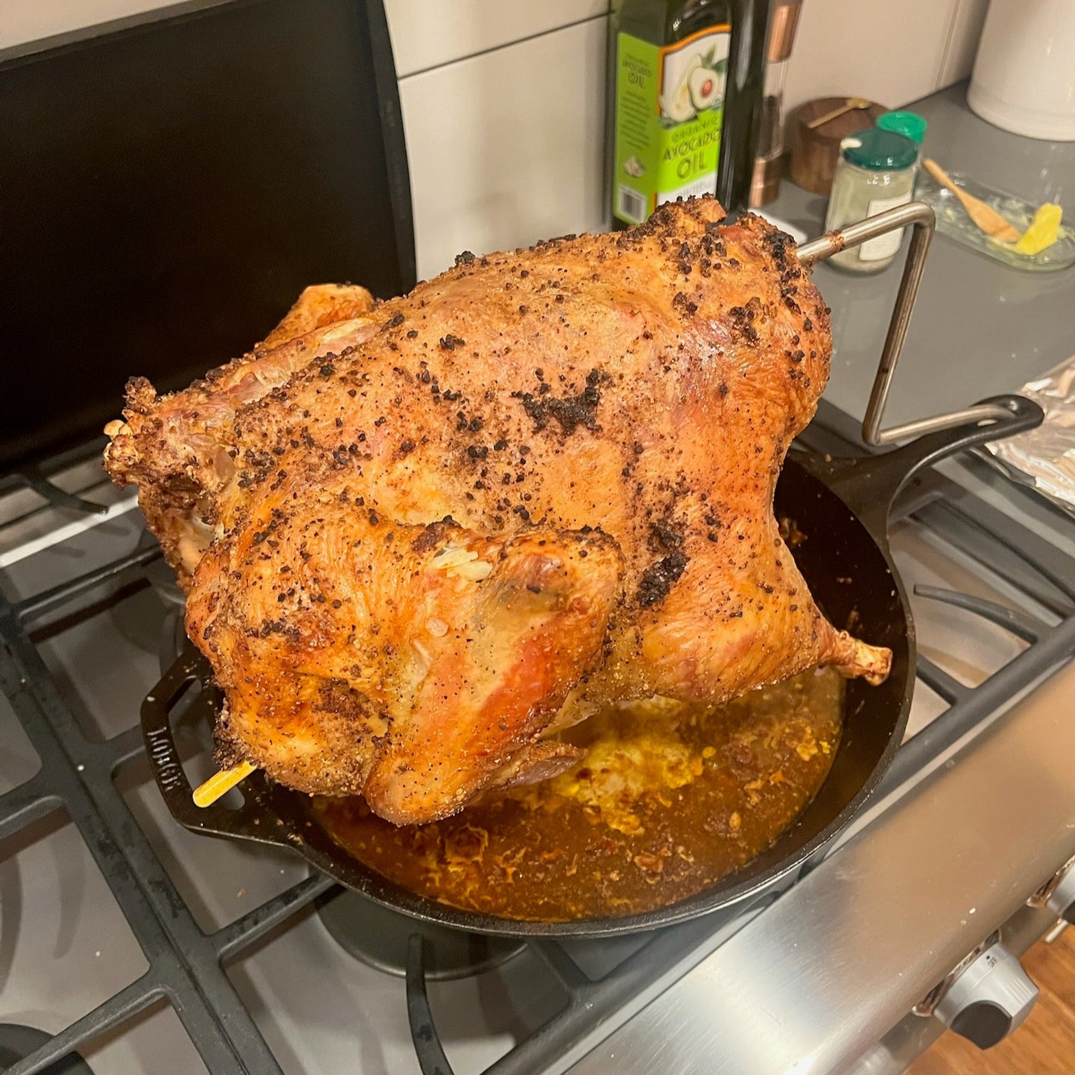 Gobbler XL or XXL PoulTree Rod & Lodge Cast Iron Skillet (For Turkeys)