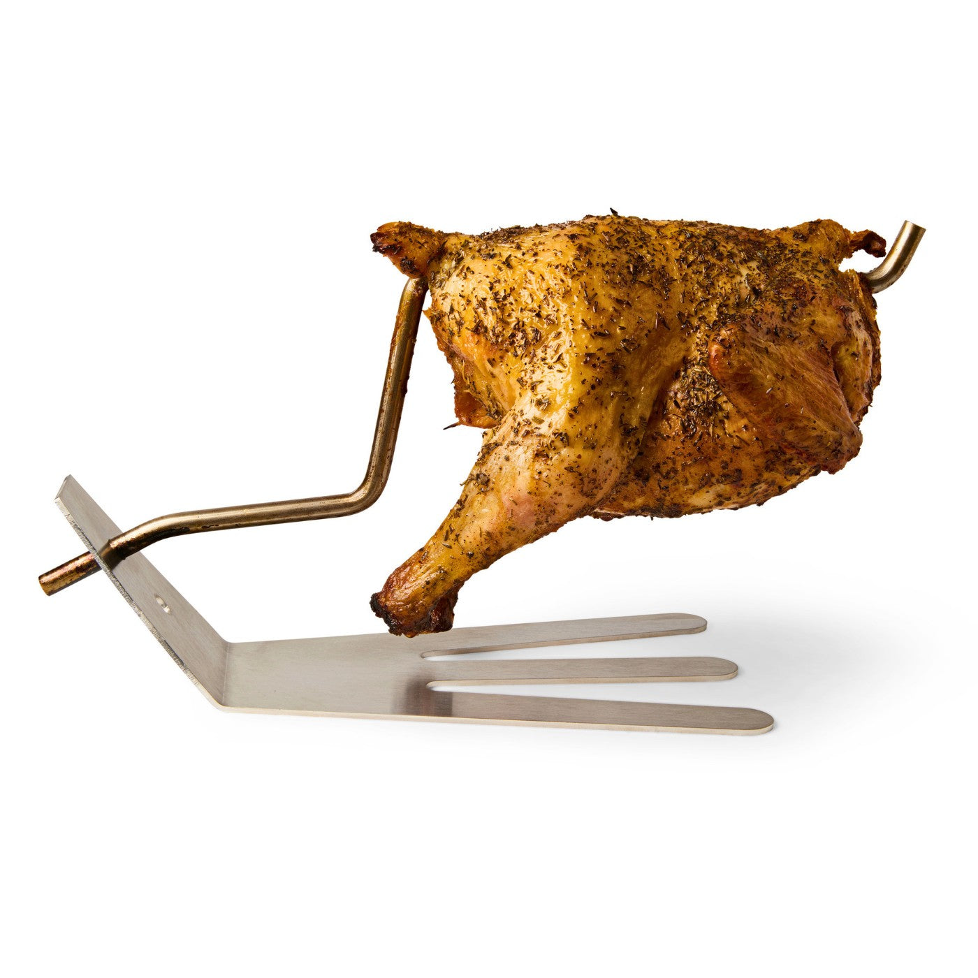 PoulTree Chicken Rod + Foot Rest Bundle (skillet-free stand)