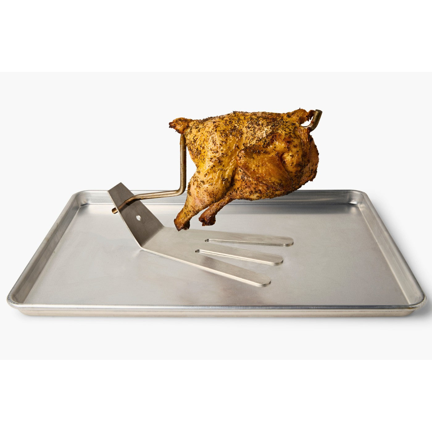 PoulTree Chicken Rod + Foot Rest Bundle (skillet-free stand)