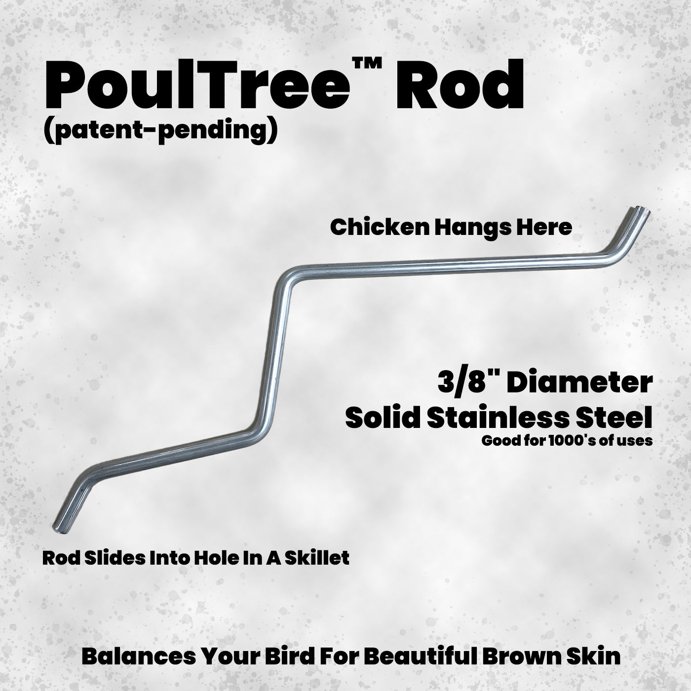 PoulTree Chicken Rod "The Perch" (DIY - No Skillet)
