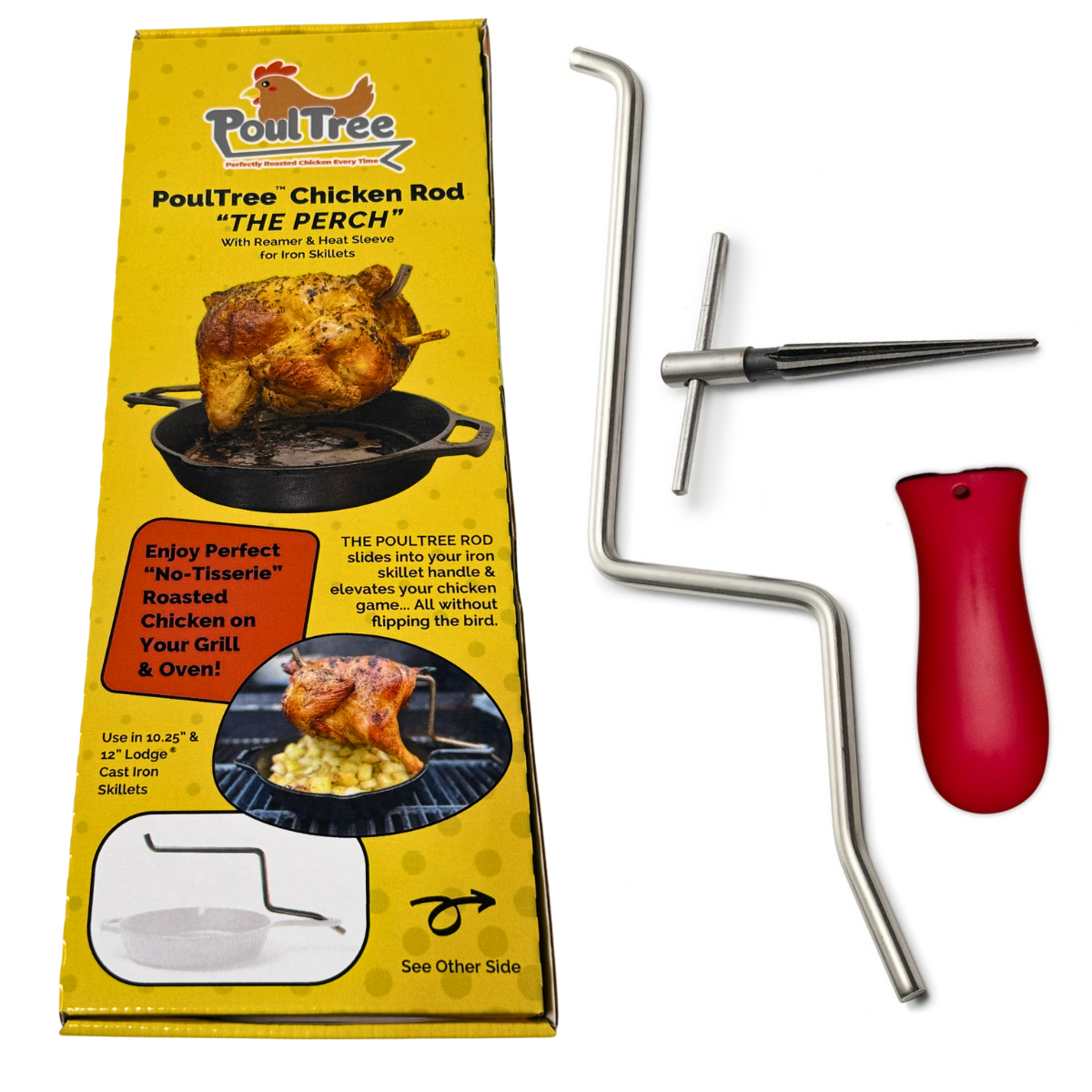 Cooker Rod PoulTree: Chicken Roaster Gadget for Ovens and BBQs