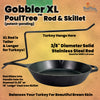 Gobbler XL PoulTree Rod & Lodge Cast Iron Skillet (For Turkeys)